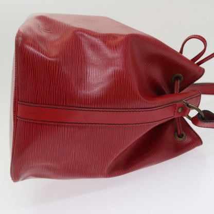 LOUIS VUITTON Epi Petit Noe Shoulder Bag Red M44107 LV Auth mr357