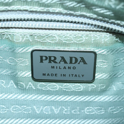 PRADA Sports Accessory Pouch Mesh Light Blue Auth mr358