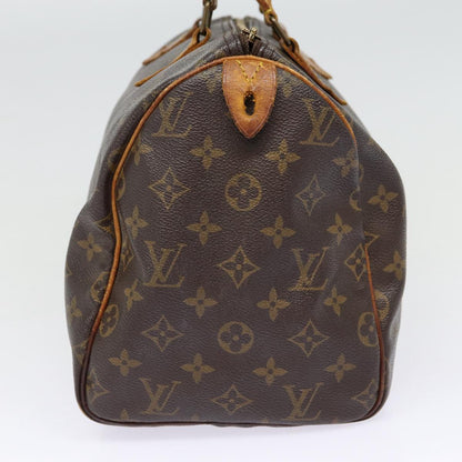 LOUIS VUITTON Monogram Speedy 30 Hand Bag M41526 LV Auth mr410