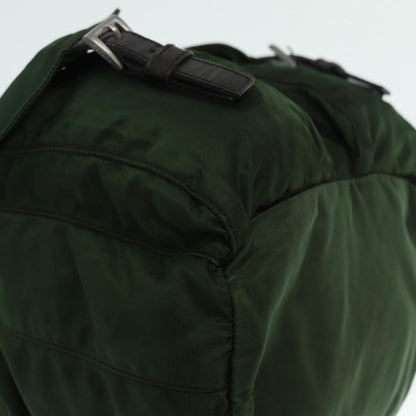 PRADA Backpack Nylon Green Auth mr445