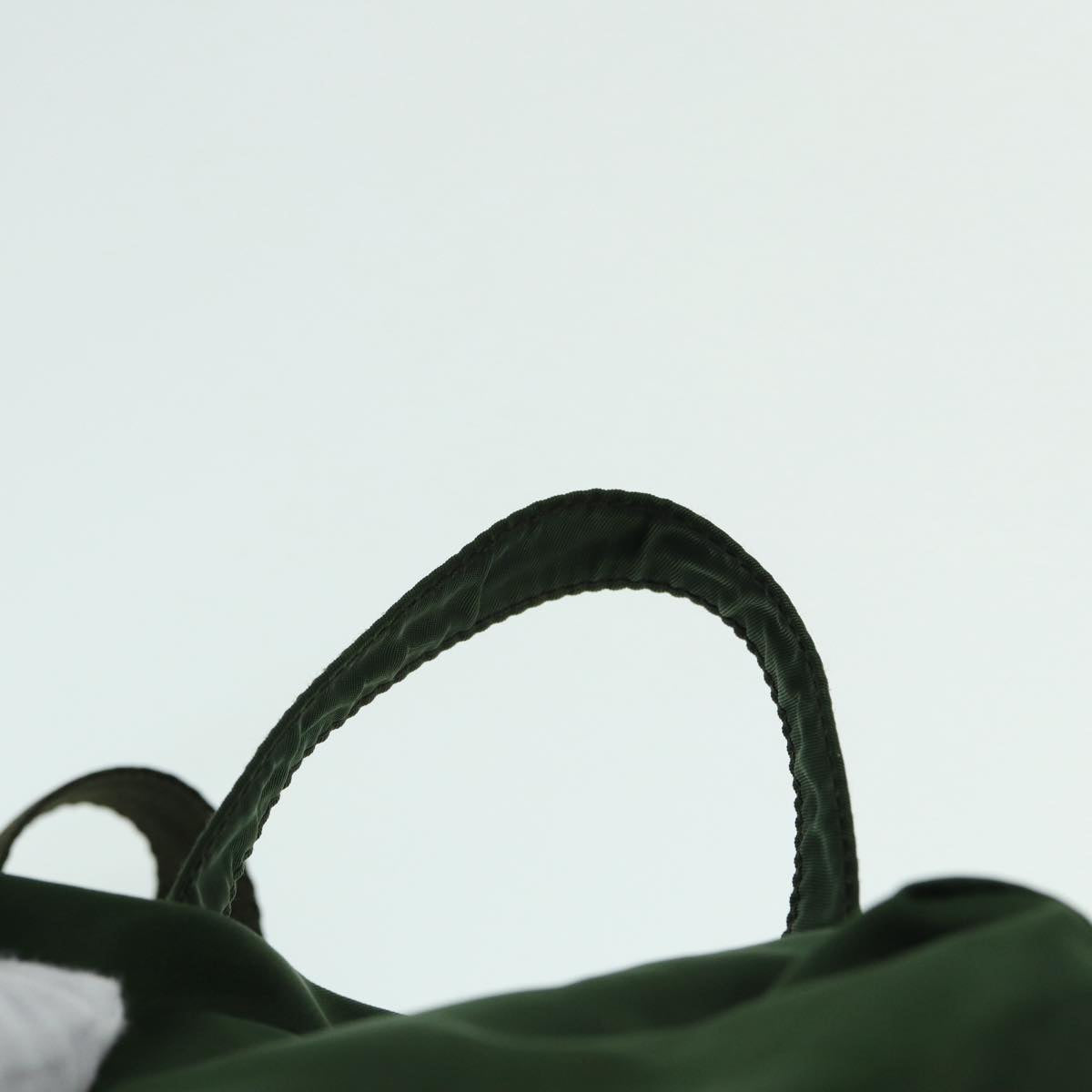 PRADA Backpack Nylon Green Auth mr445