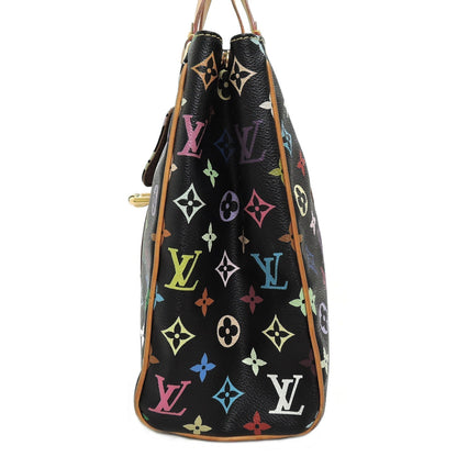 Louis Vuitton Aurelia MM Black Multicolor Monogram Canvas