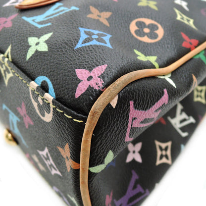 Louis Vuitton Aurelia MM Black Multicolor Monogram Canvas