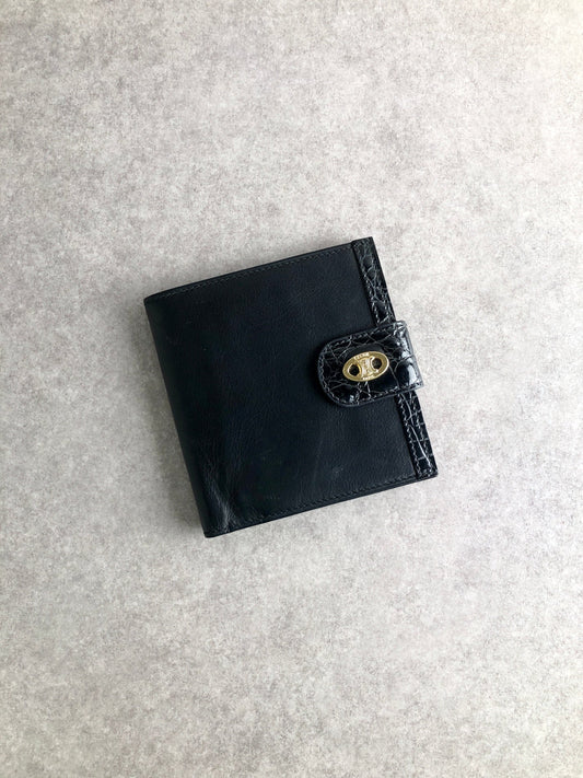 CELINE  Folded Wallet Black Vintage ha2kjw