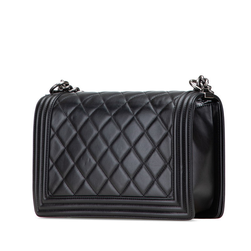 Chanel Boy Chanel Matelasse Lambskin Shoulder Bag