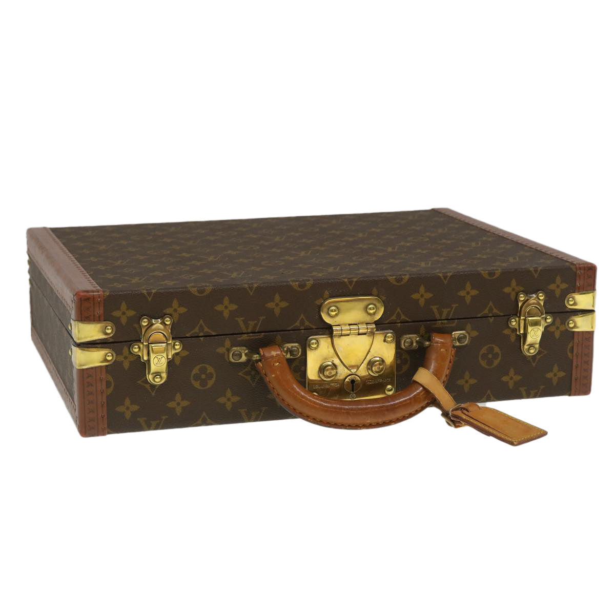 LOUIS VUITTON Monogram President Trunk Vintage M53012 LV 35153A