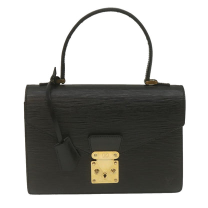 LOUIS VUITTON Epi Concorde Hand Bag Black M52132 LV Auth 35155