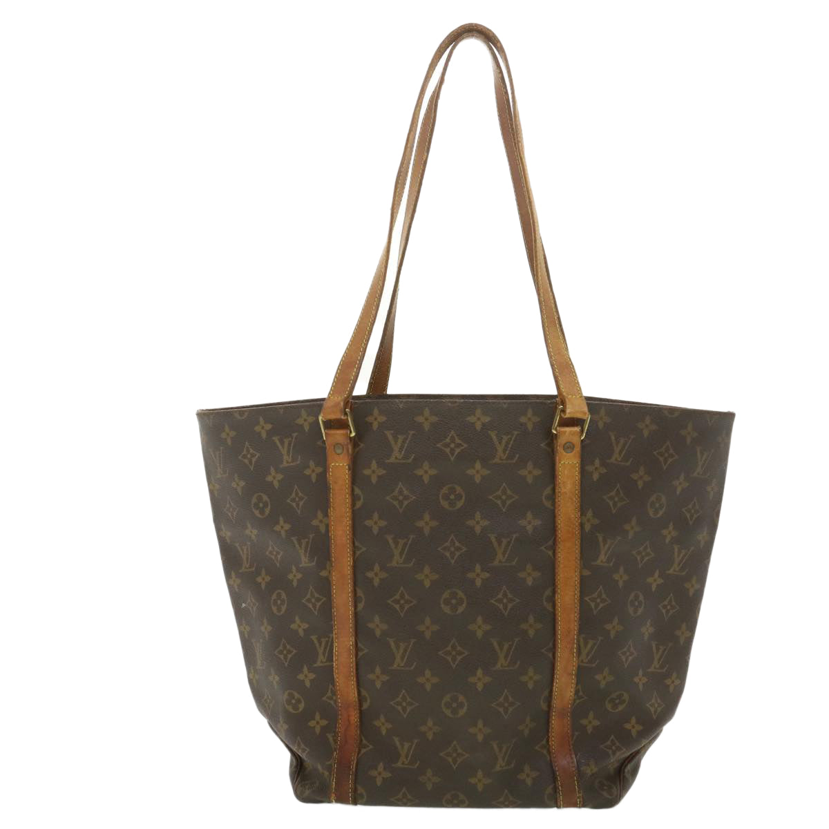 LOUIS VUITTON Monogram Sac Shopping Tote Bag M51108 LV ny218
