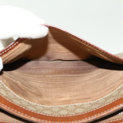 Celine Macadam Canvas Clutch Bag Beige  ny235