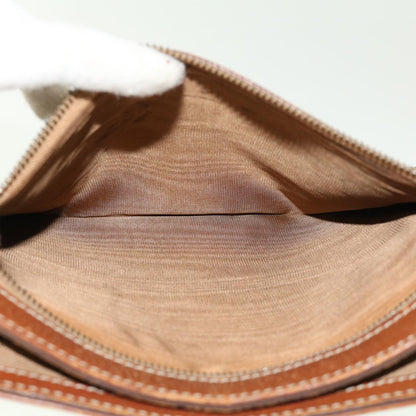 Celine Macadam Canvas Clutch Bag Beige  ny235