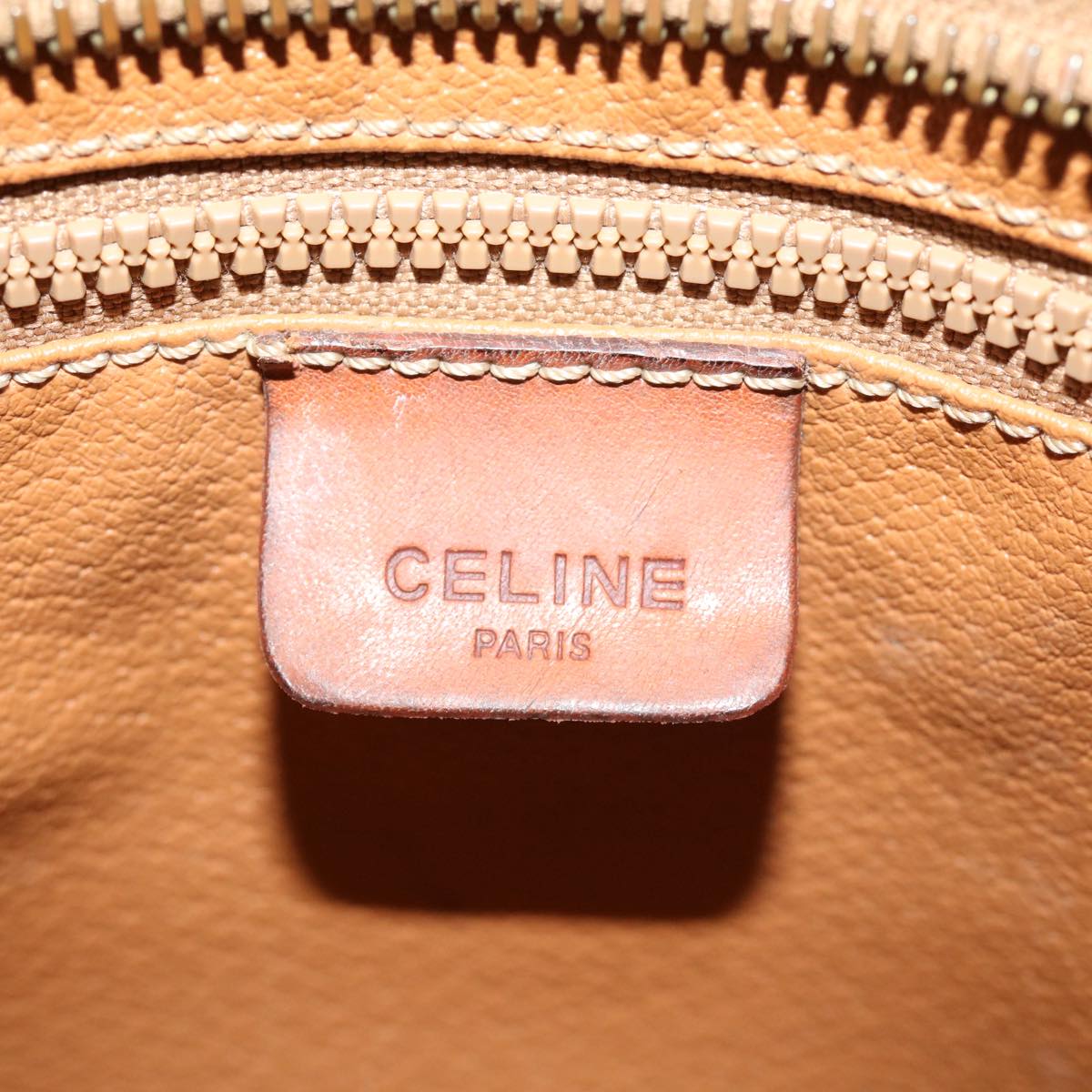 Celine Macadam Canvas Clutch Bag Beige  ny235
