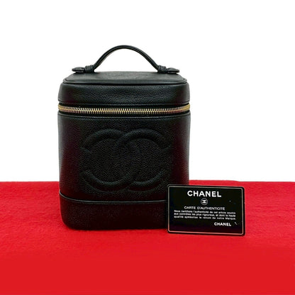 Chanel Coco Mark Matte Caviar Skin Handbag