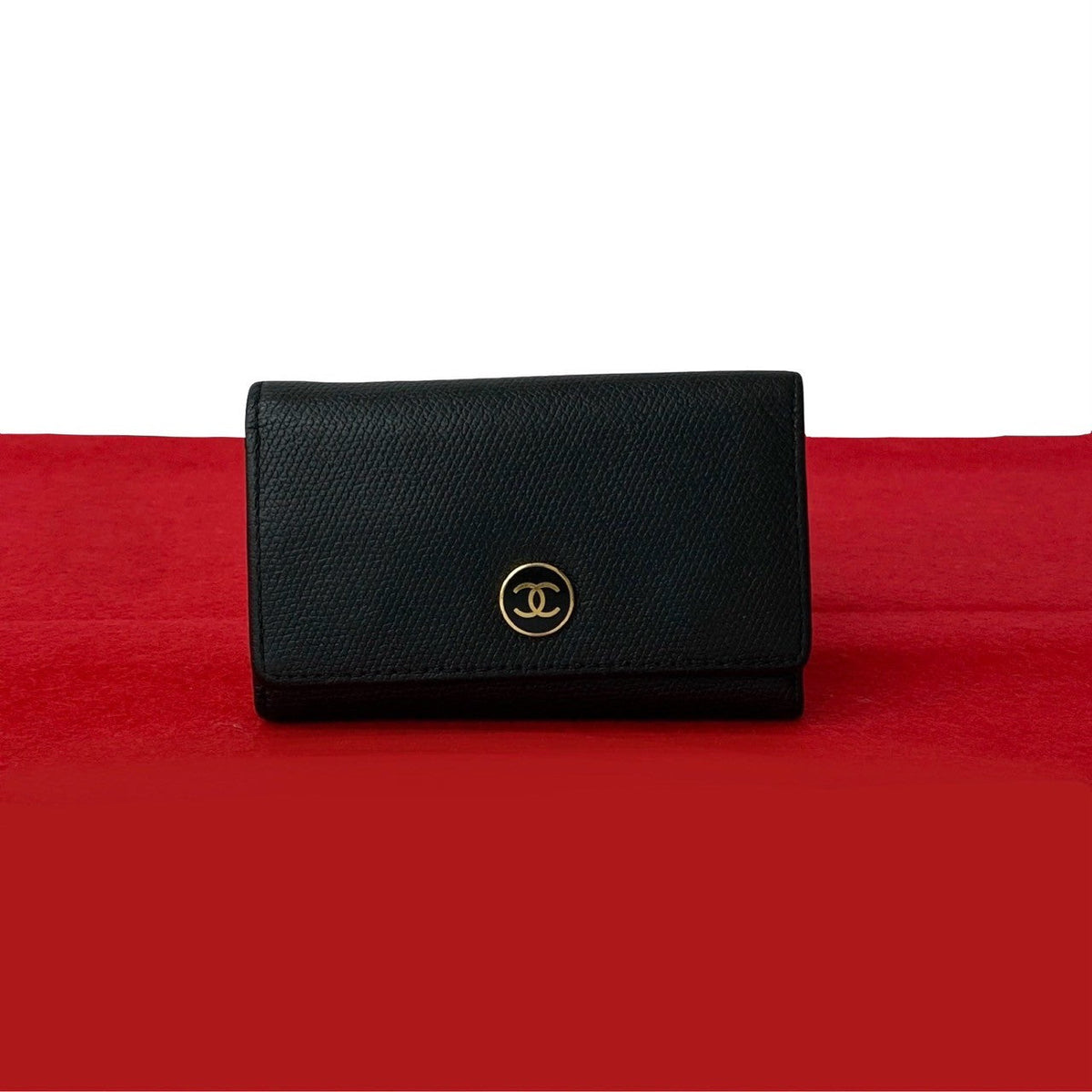 Chanel Coco Mark Leather Key Case