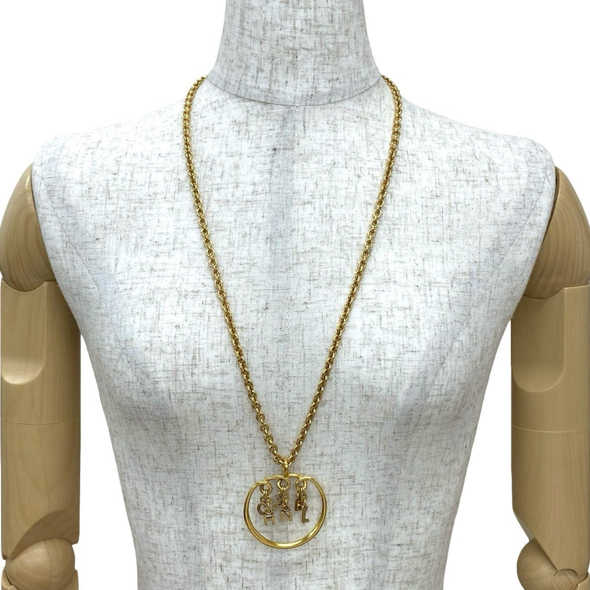 Chanel Logo Necklace