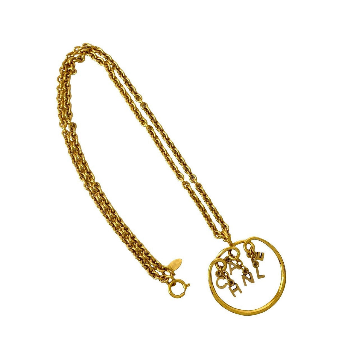 Chanel Logo Necklace