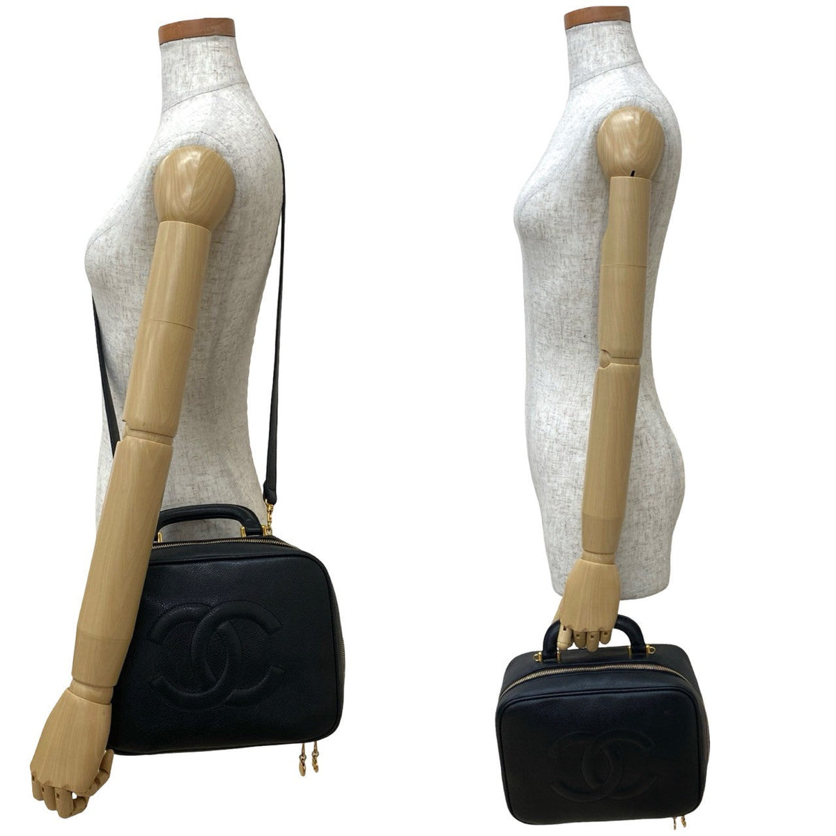 Chanel Coco Mark Caviar Skin 2way Bag