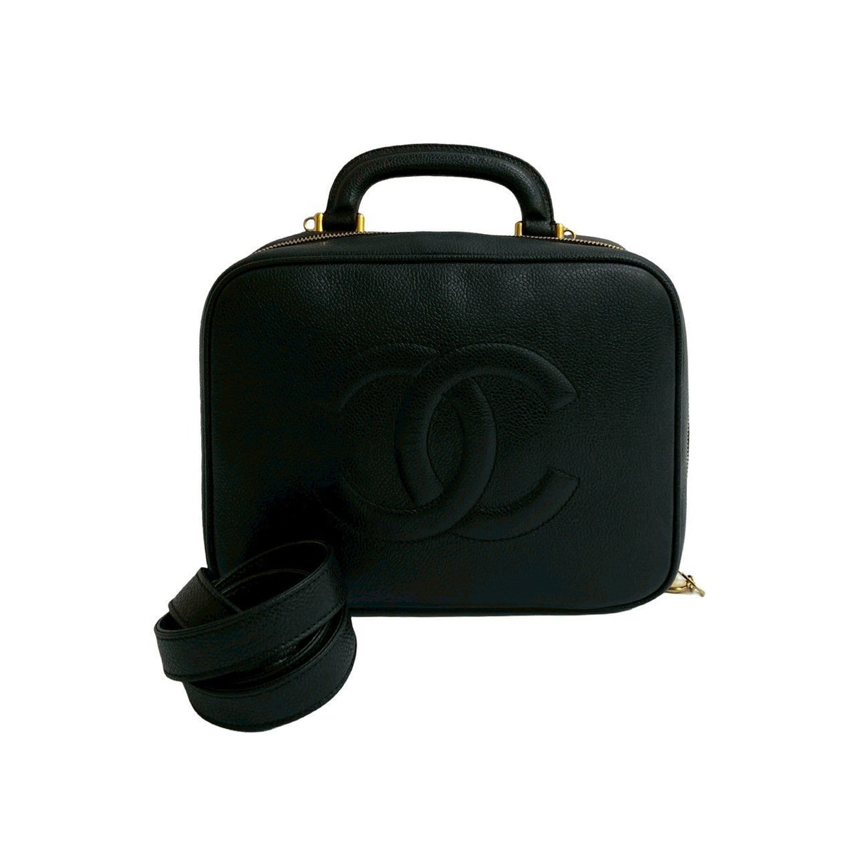 Chanel Coco Mark Caviar Skin 2way Bag