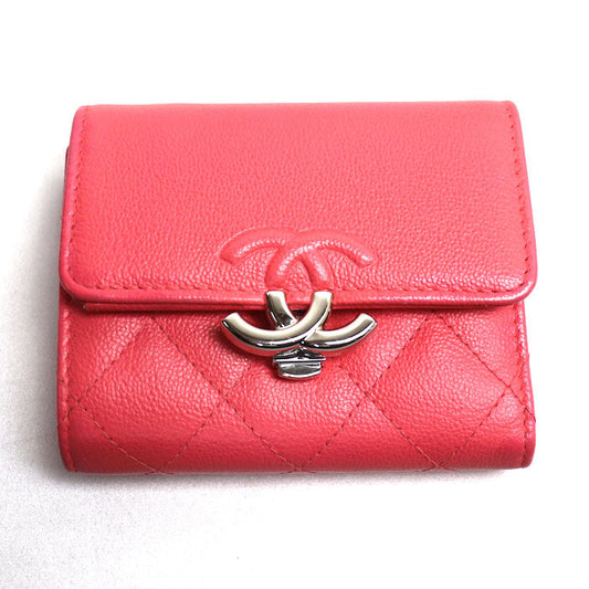Chanel Matelasse Caviar Skin Tri-fold Wallet