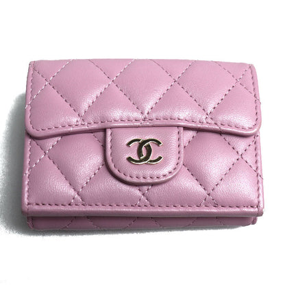 Chanel Matelasse Classic Small Flap Wallet Lambskin Wallet