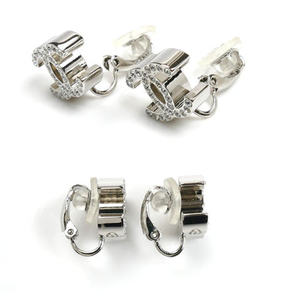 Chanel Coco Mark Rhinestone Earrings