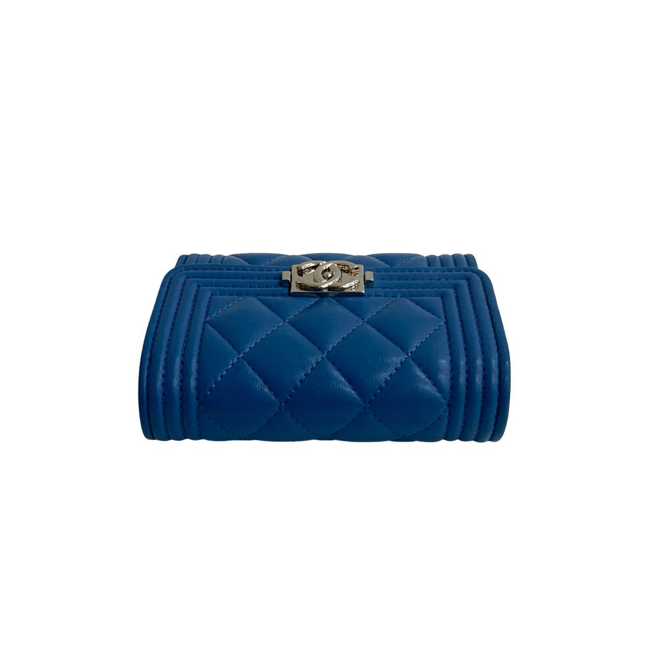 Chanel Boy Chanel Matelassé Lambskin Wallet