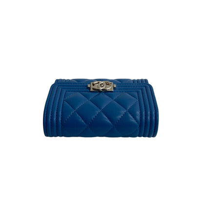 Chanel Boy Chanel Matelassé Lambskin Wallet