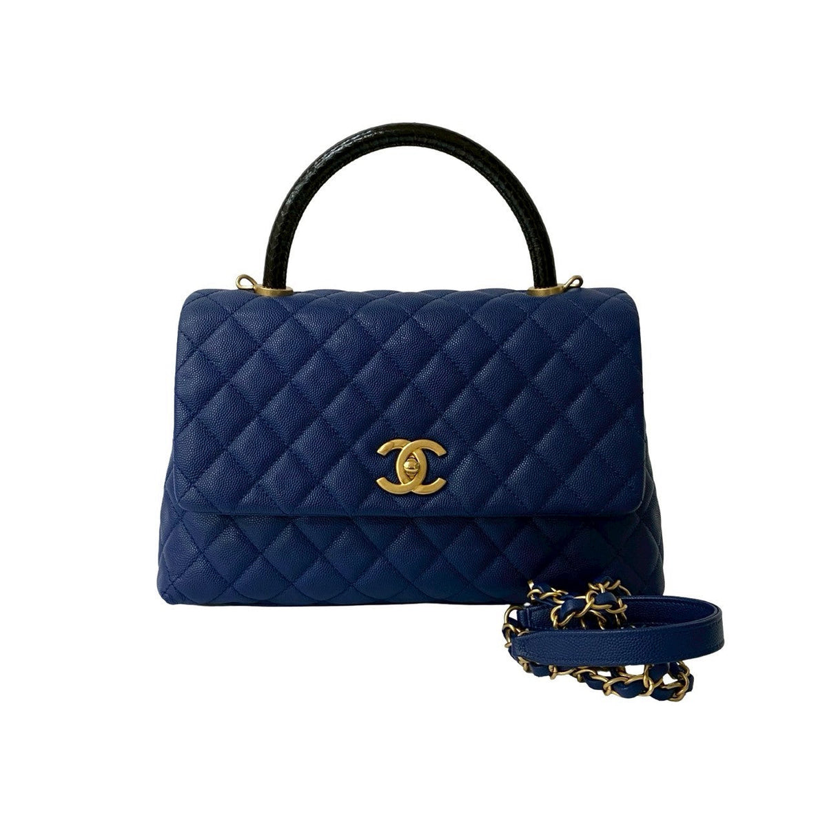 Chanel Matelasse Caviar Skin 2way Handbag