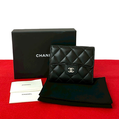 Chanel Matelassé Caviar Skin Wallet
