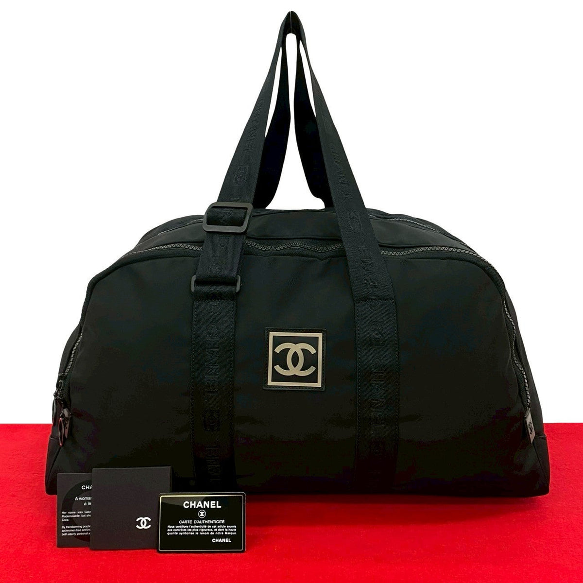 Chanel Nylon 2way Boston Bag
