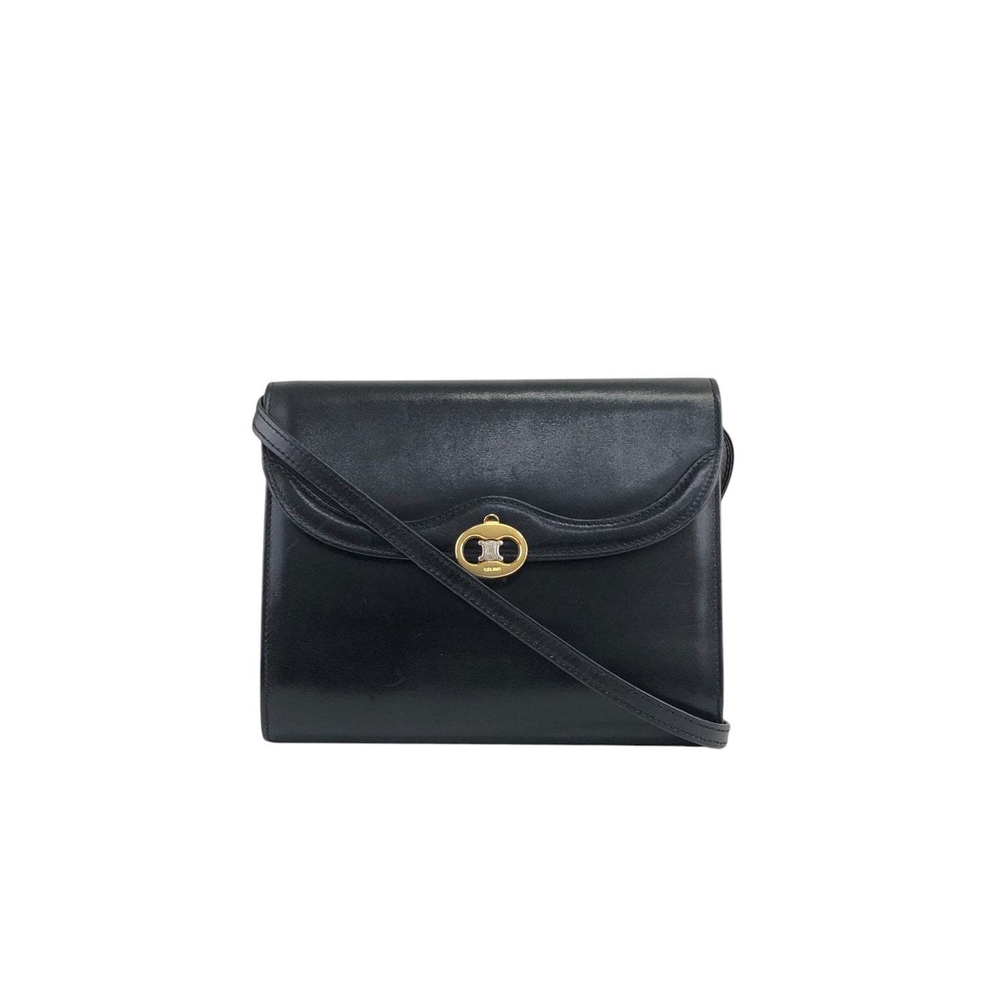 CELINE  Shoulder bag Black Vintage zfryrd