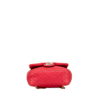 Chanel Coco Mark Matelasse Lambskin Backpack
