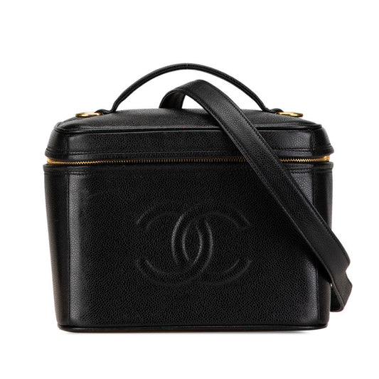 Chanel Coco Mark Caviar Skin 2way Shoulder Bag