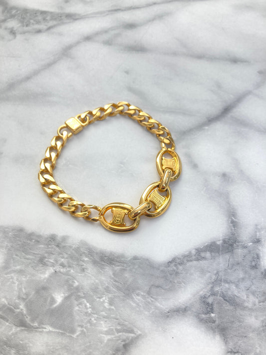 CELINE  Bracelet Gold Vintage ep5m5w