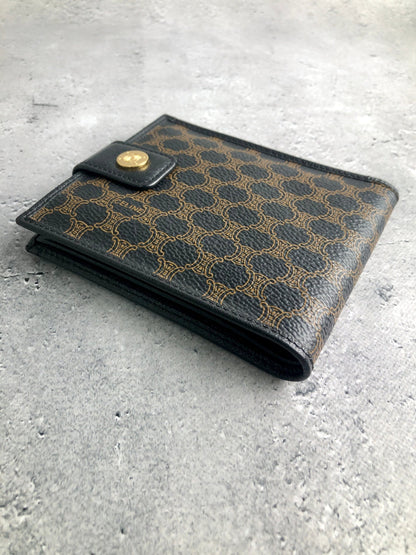 CELINE  Folded Wallet Black Vintage y827bx