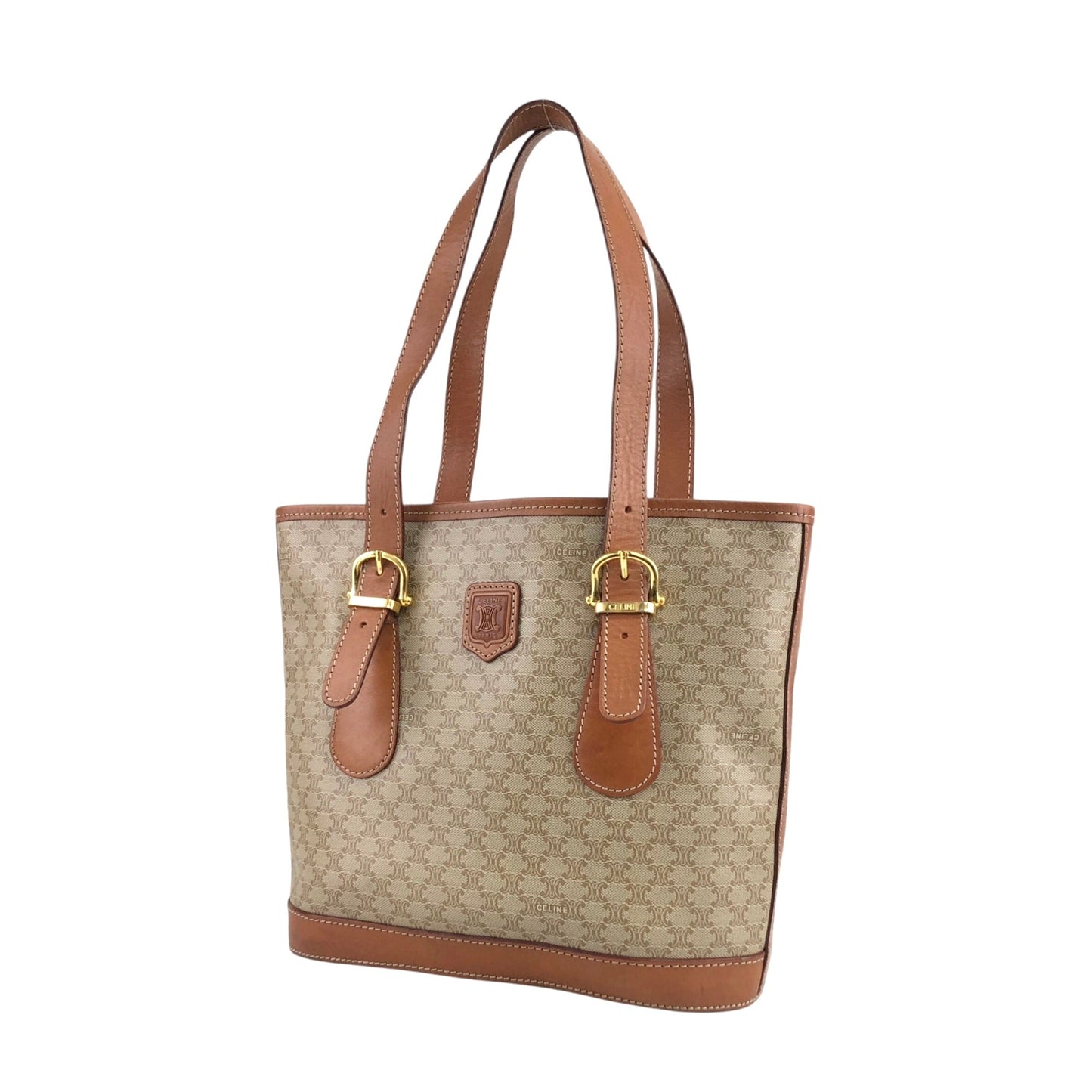 CELINE  Handbag Totebag Beige Vintage dvaj7z