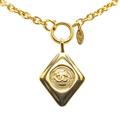 Chanel Coco Mark Rhombus Necklace