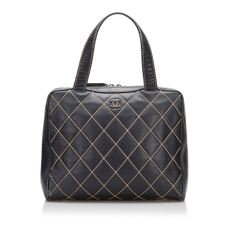 Chanel Leather Matelasse Wild Stitch Handbag