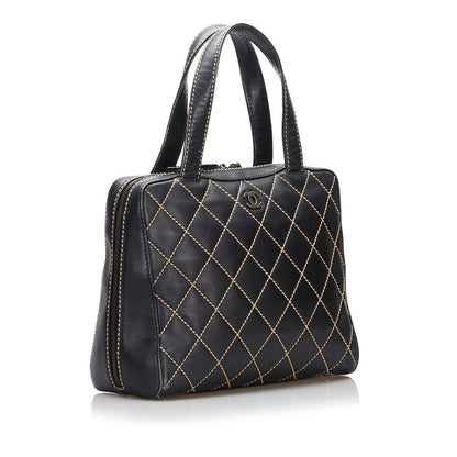 Chanel Leather Matelasse Wild Stitch Handbag
