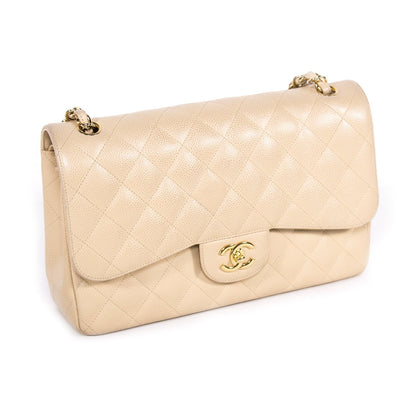 Chanel Caviar Classic Jumbo Double Flap Bag
