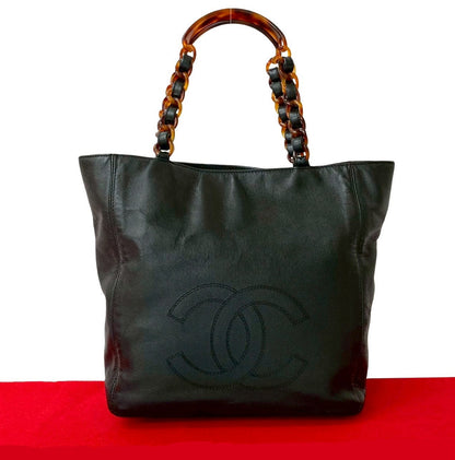 Chanel Coco Mark Caviar Skin Handbag