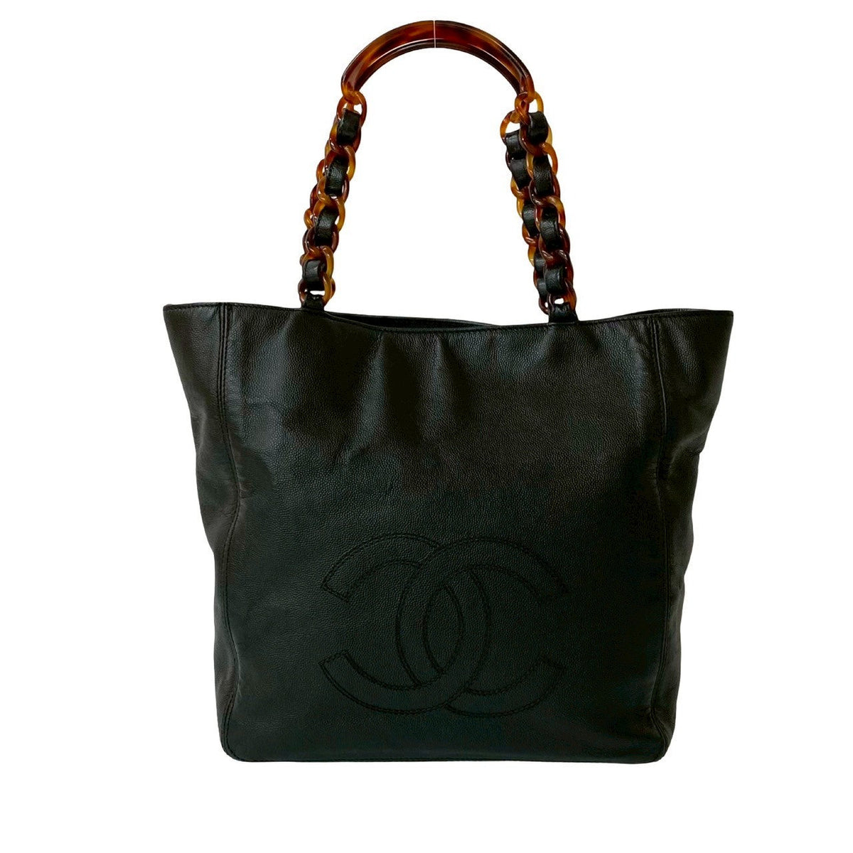 Chanel Coco Mark Caviar Skin Handbag