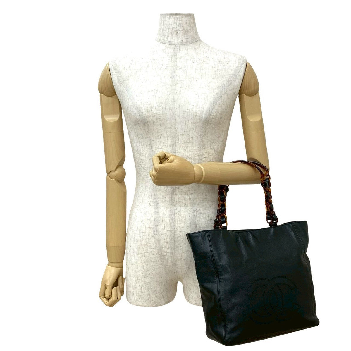 Chanel Coco Mark Caviar Skin Handbag
