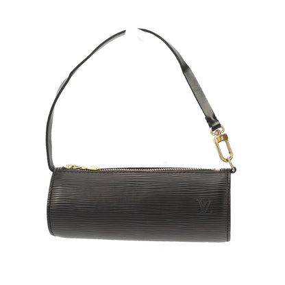 LOUIS VUITTON mini Papillon pochette in black Epi leather