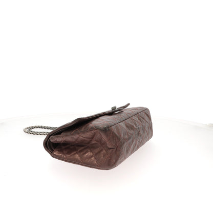 CHANEL 2.55 Shoulder Bag in Metallic Leather