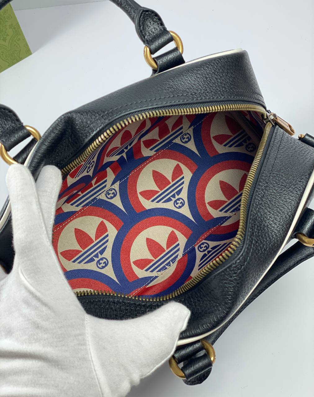 Gucci x adidas mini duffle bag