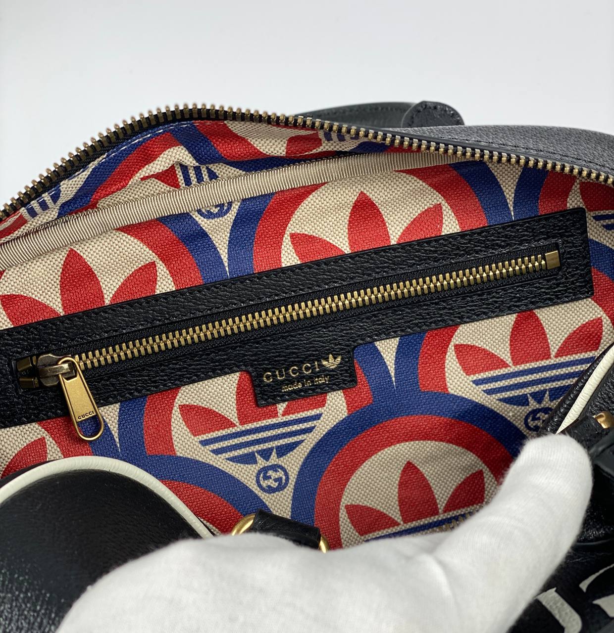 Gucci x adidas mini duffle bag