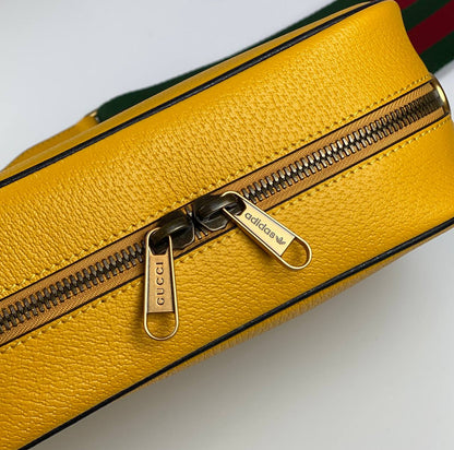 Gucci x adidas small shoulder bag yellow