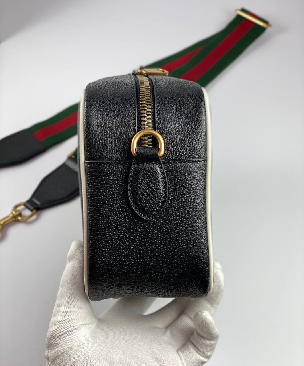 Gucci x adidas small shoulder bag black