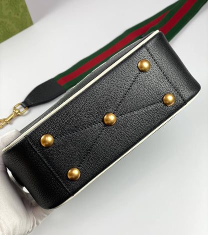 Gucci x adidas small shoulder bag black