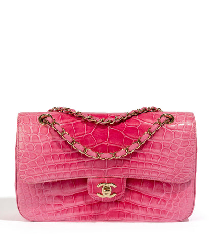 Medium Pink Double Flap Bag